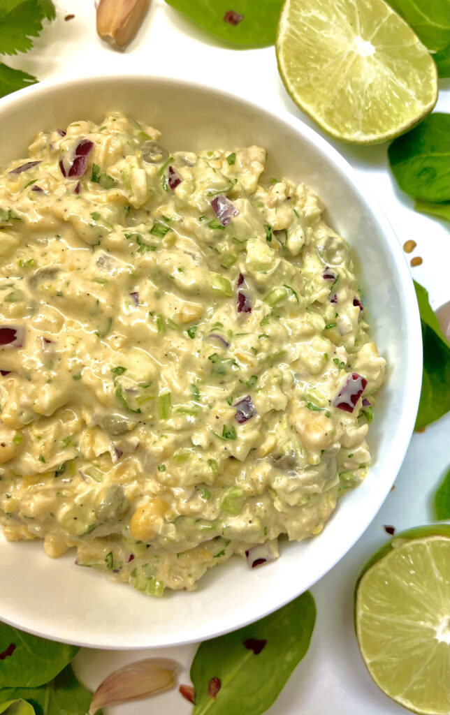 chickpea tuna in bowl