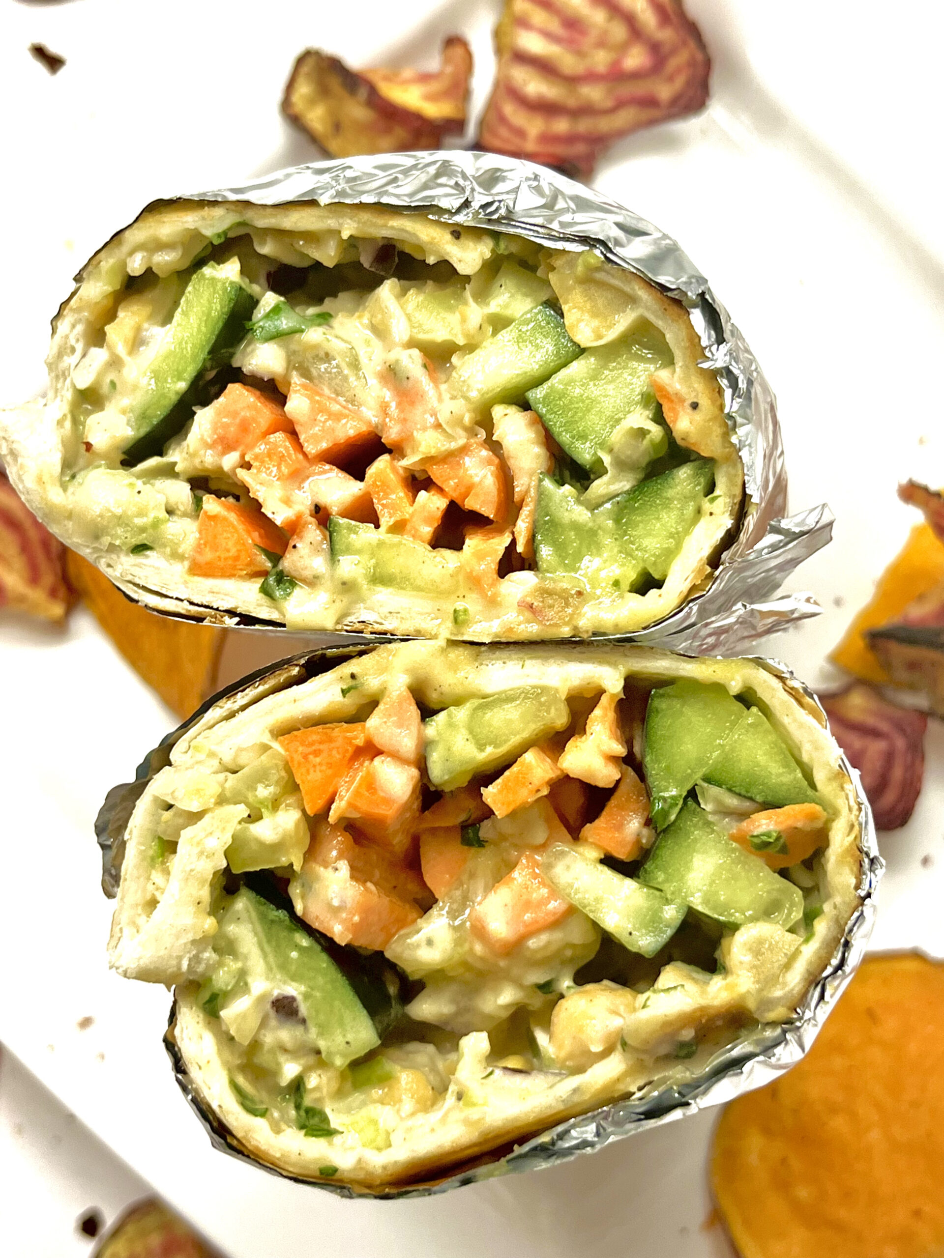 Chickpea Tuna Wrap