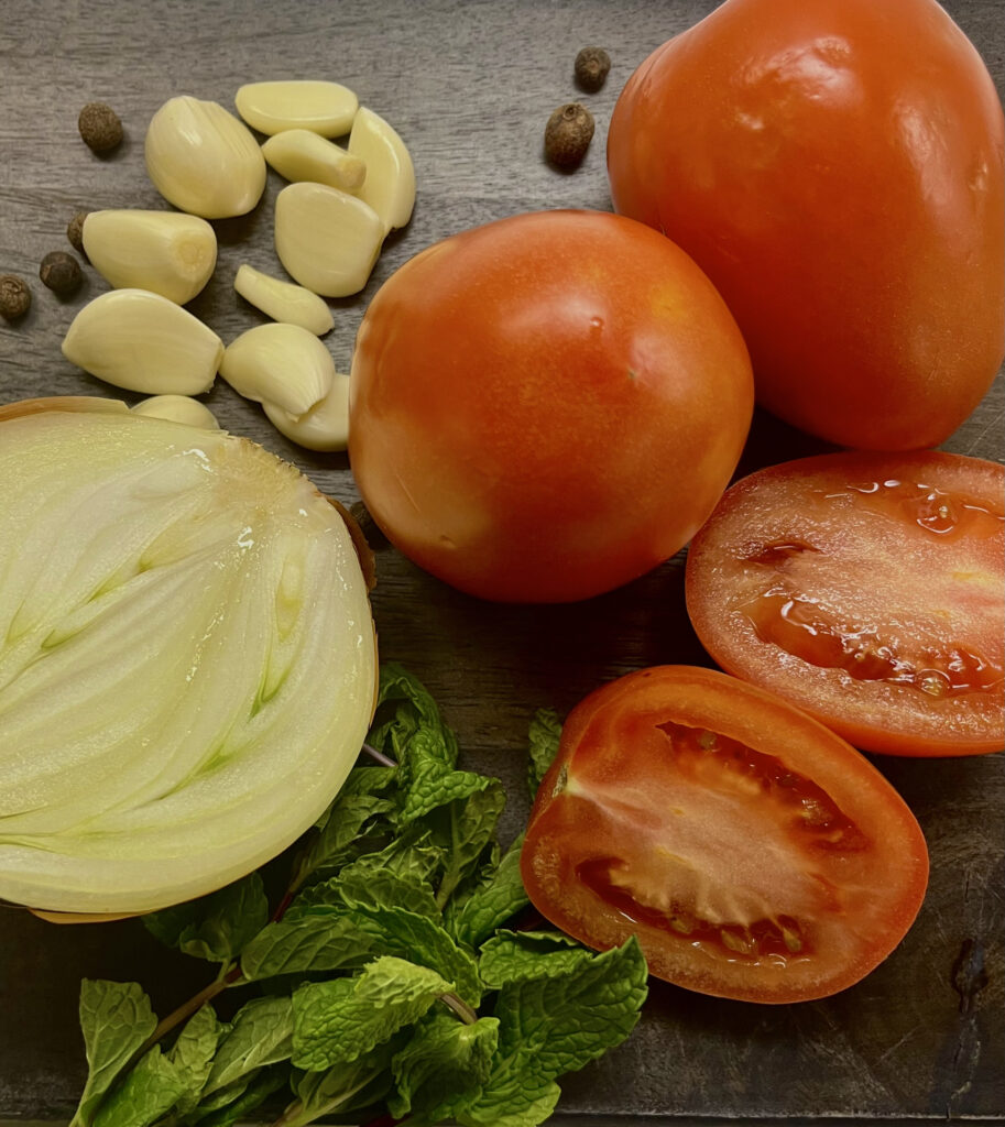 tomatoes and garlic