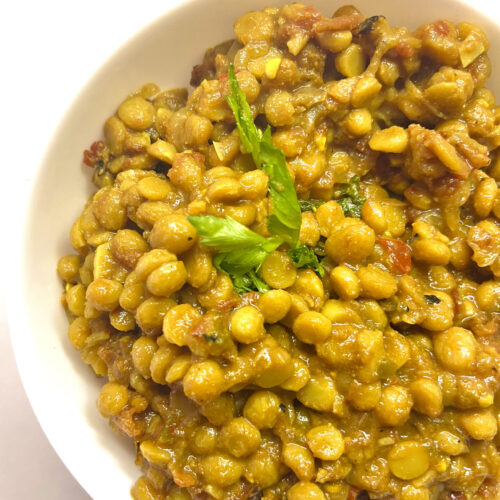 chana dal in bowl