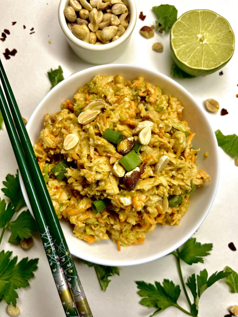 thai salad in bowl