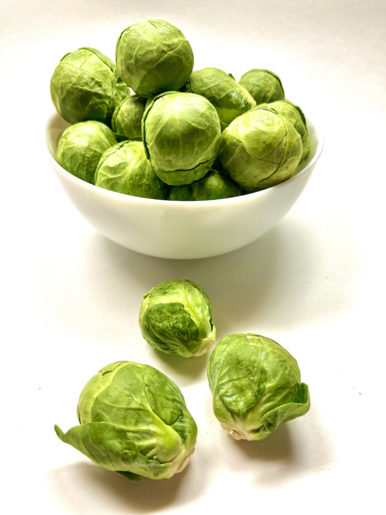 brussel sprouts in cup