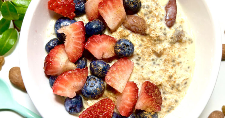 oatmeal with fruit and nuts