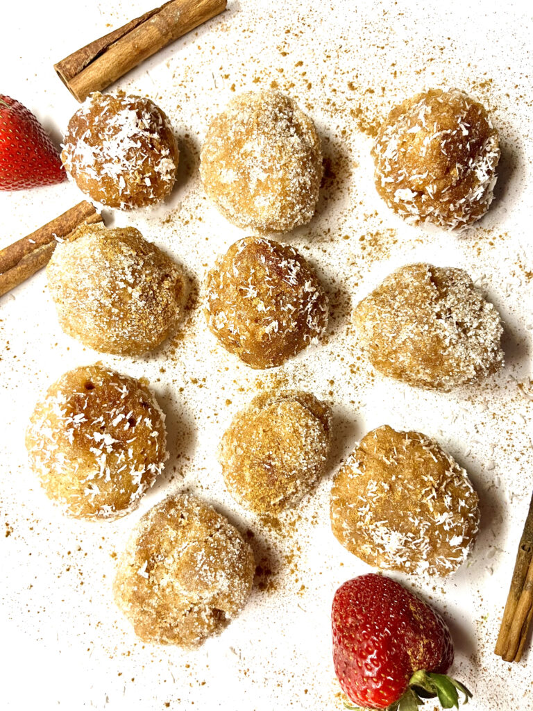 sweet crispy buns with coconut