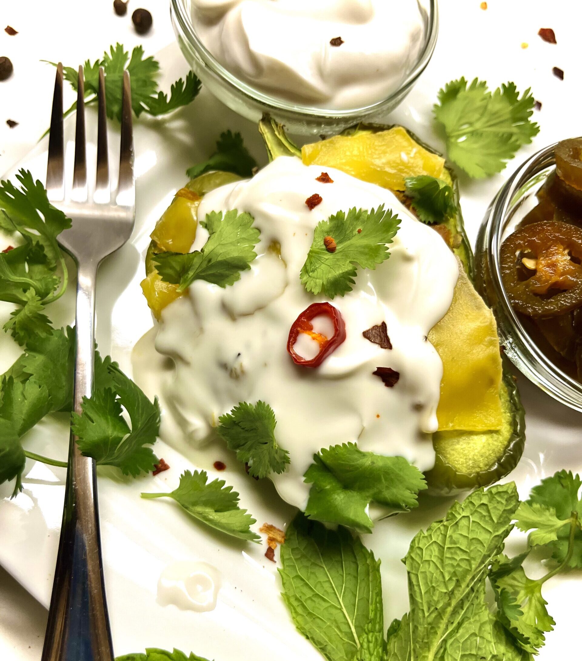 Vegan High-Protein Stuffed Peppers