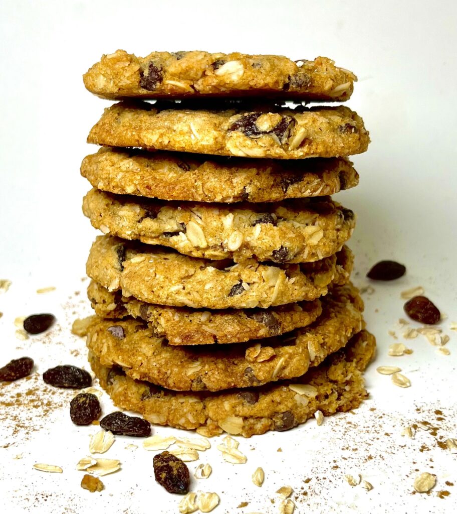 cookies stacked in pile